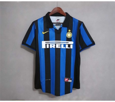 Inter Milan 98/99 Home Blue Soccer Jersey